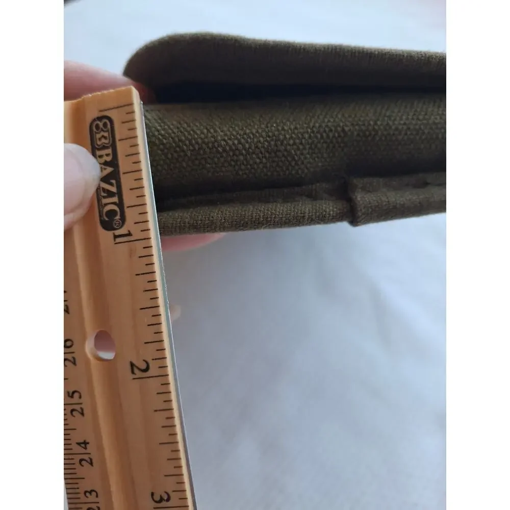 OEM Jeep Owners Manual Case Holder Pouch Only Canvas Army Green Glove Box Bag